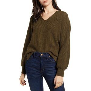 Madewell Thornton Balloon Sleeve Sweater